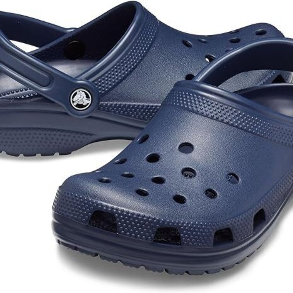 NEW Crocs Unisex Classic Clog Shoe Style 10001-001 navy blue Men's 7 Women's 9